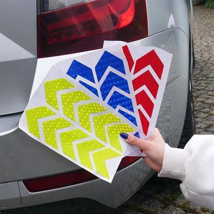 Kép valamiből Autómatricák  -  kék nyilak
