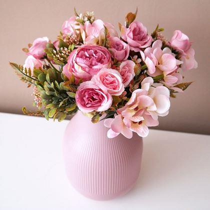 Kép valamiből Dekoratív művirágok  -  rózsaszín