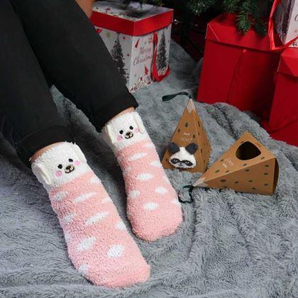 Kép valamiből Meleg zokni díszdobozban  -  nyúl