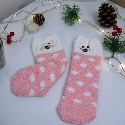 Kép valamiből Meleg zokni díszdobozban  -  nyúl
