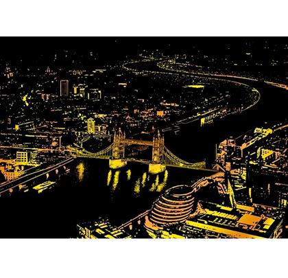 Kép valamiből Kaparós kép  -  London