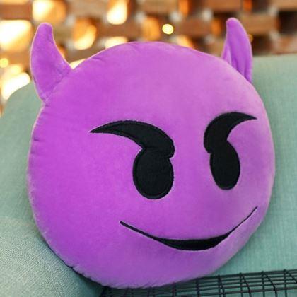 Kép valamiből Emoji párna  -  ördög