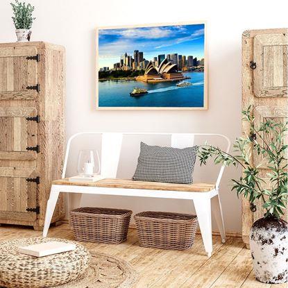 Kép Strasszköves képfestés keretes vászonra – Vitorlás hajó