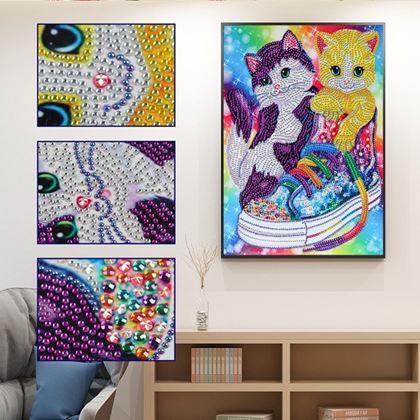 Kép valamiből Diamantové malování speciální - koťata