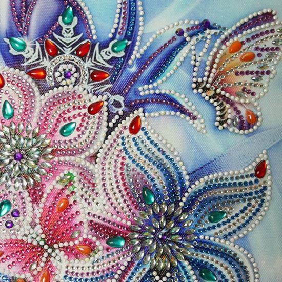 Kép valamiből Diamantové malování speciální - květiny