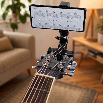 Kép valamiből Mobiltelefon tartó gitárra