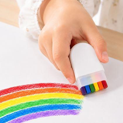 Kép valamiből Viaszkréták tokban szivárványrajzoláshoz