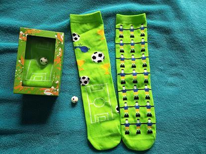 Kép Focipályás mintázatú futballzokni