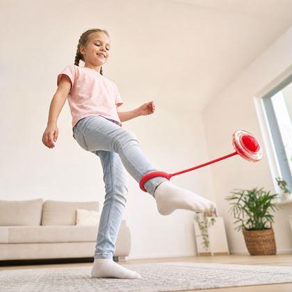 Kép valamiből Lábbal ugráló labda - piros