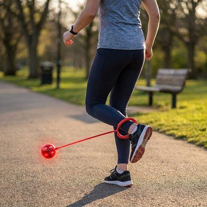 Kép valamiből Lábbal ugráló labda - piros