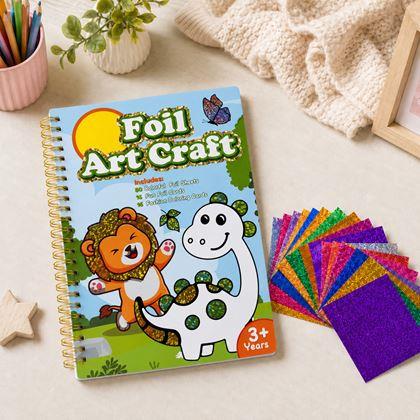 Kép valamiből Kreatív csillámos színező füzet - állatkák