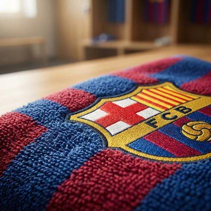 Kép valamiből Focis törölköző - FC Barcelona