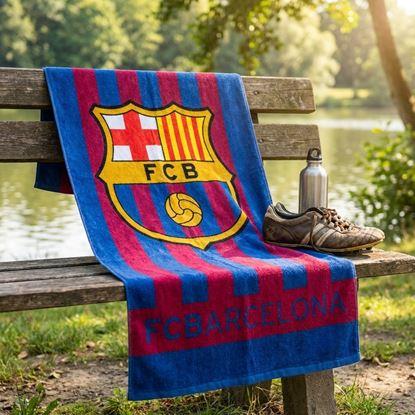 Kép Focis törölköző - FC Barcelona
