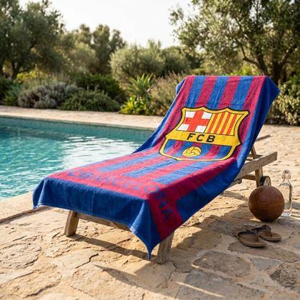 Kép valamiből Focis törölköző - FC Barcelona
