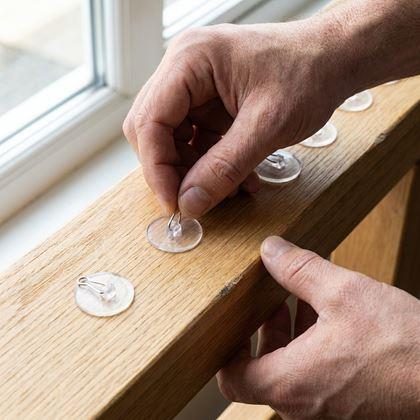 Kép valamiből Öntapadós dekorációs akasztók, 10 db