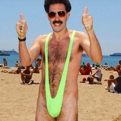 Kép valamiből Borat mankini fürdőruha