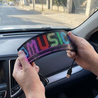 Kép LED kijelző autóba applikációval